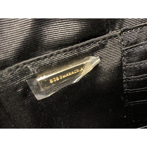 BCBG MAX AZRIA Gold Black Harlow Designer Purse Clutch Bag with Sequins NWT - Picture 6 of 15